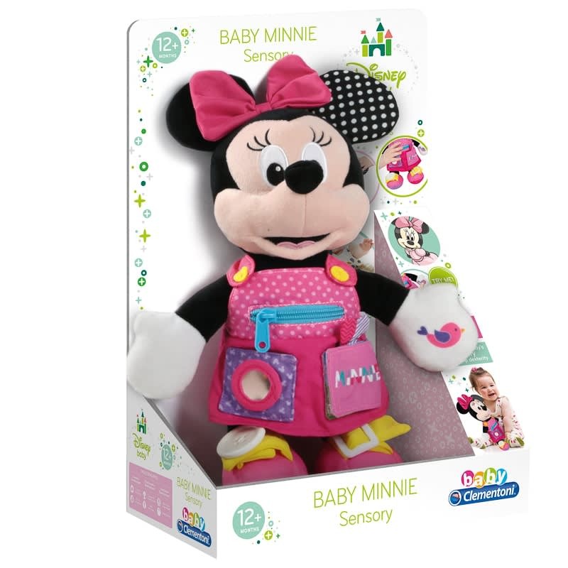 Baby Minnie plush sensory toy for toddlers