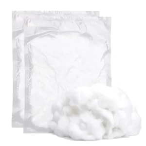 Soft white polyester fiber filling for pillows and stuffed toys
