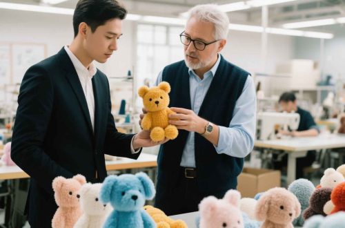 Collaborative meeting for custom plush toy production Collaborative meeting for custom plush toy production